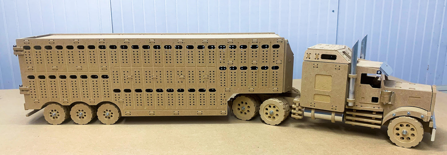 Tridem Livestock Trailer